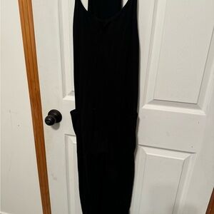 Black Sleeveless Jumpsuit